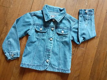 Veste en Jean - Vinyl Fraise