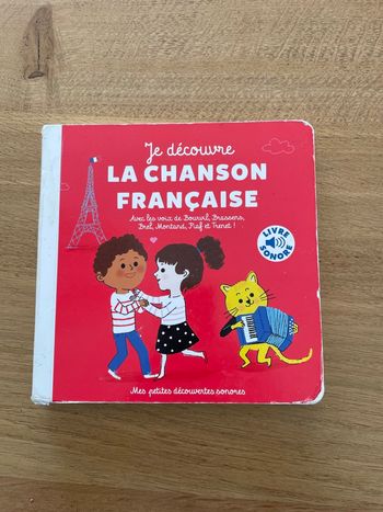 Livre musical à puces la chanson française 