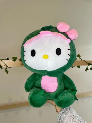 Peluche Sanrio Hello Kitty dinosaure