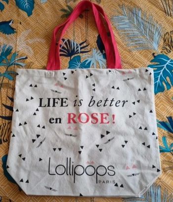Sac cabas Lollipops écru