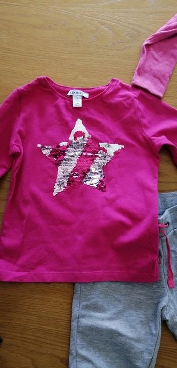 Lot vêtements okaidi rose 3 ans
