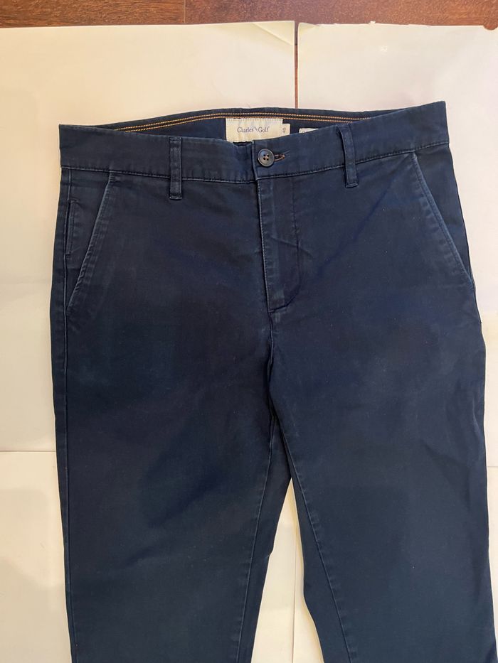Pantalon chino bleu marine charles le golf taille 40 - photo numéro 5