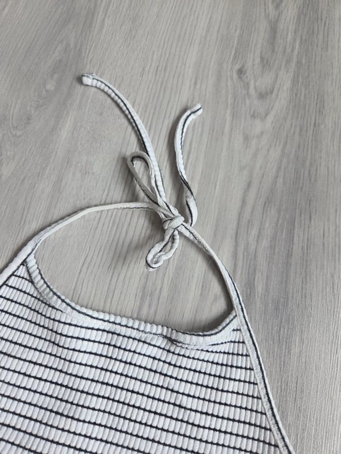 Top dos nu rayé H&M - taille M - photo numéro 2