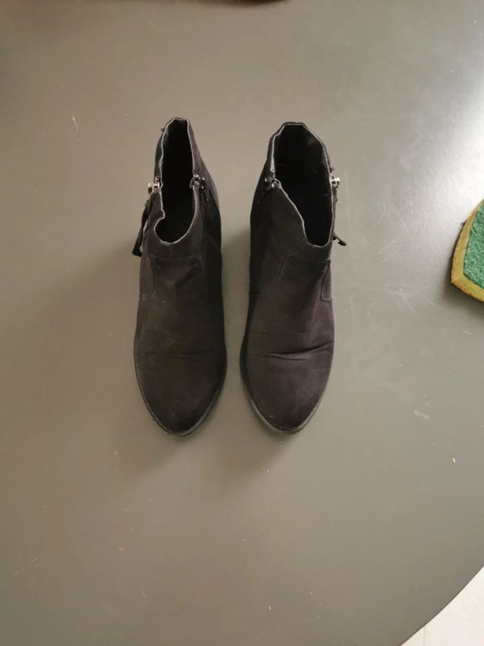 Bottines en daim