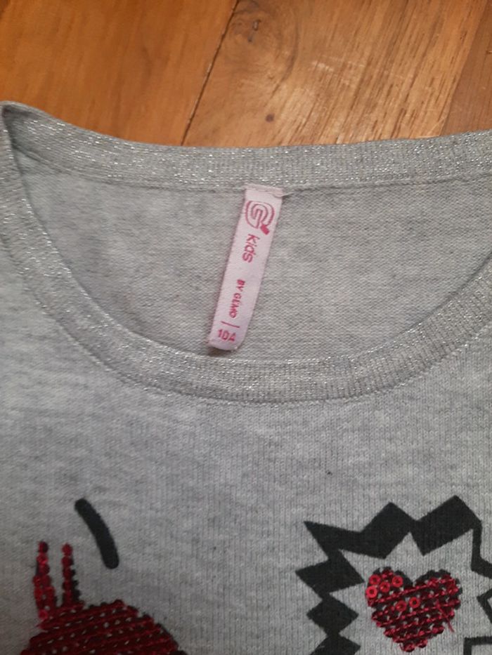 Pull gris 10ans - photo numéro 2