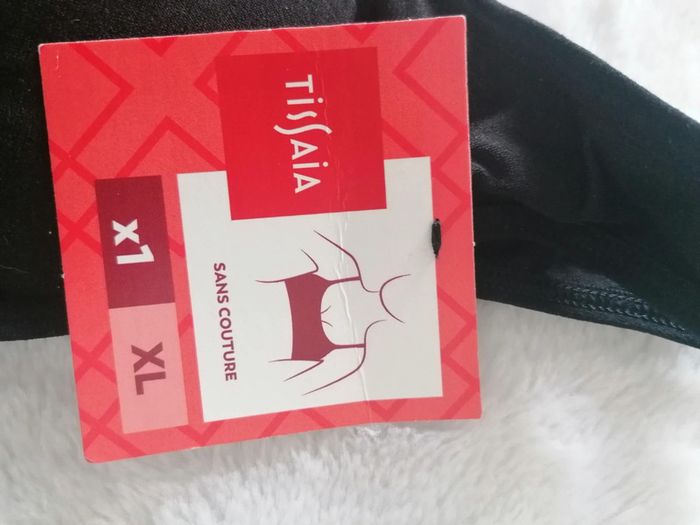 Brassière noire avec coussinets T XL - photo numéro 2