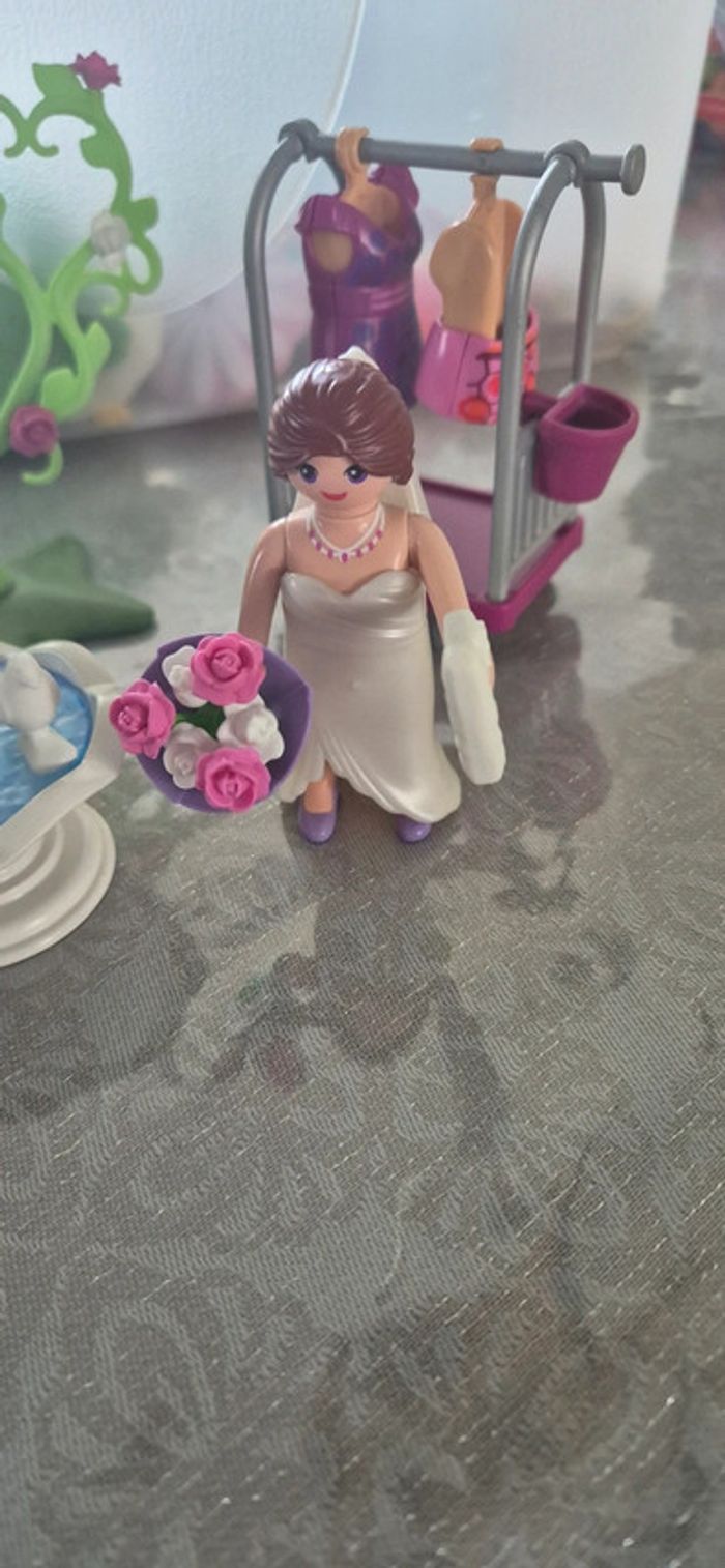 Playmobil city life 6155 top modèle avec tenue de mariée - photo numéro 3