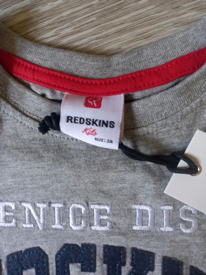 Tee shirt redskins 2 ans garçon. - photo numéro 2