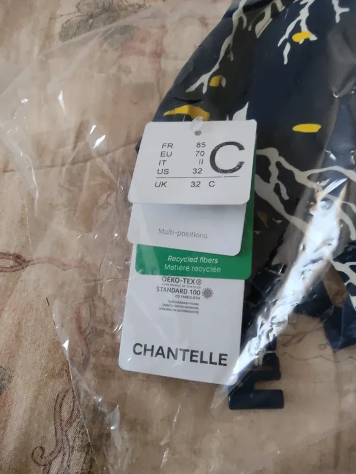 Haut de maillot de bain Chantelle neuf 85C - photo numéro 2