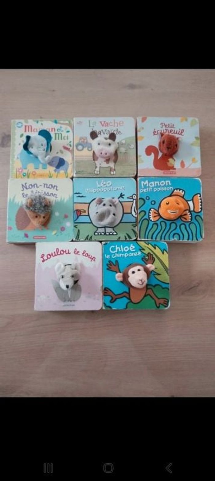 Livres marionnettes bébé animaux