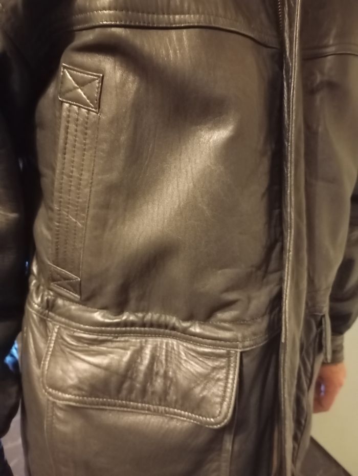 Parka homme cuir - photo numéro 4