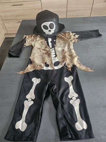 Déguisement haloween squelette