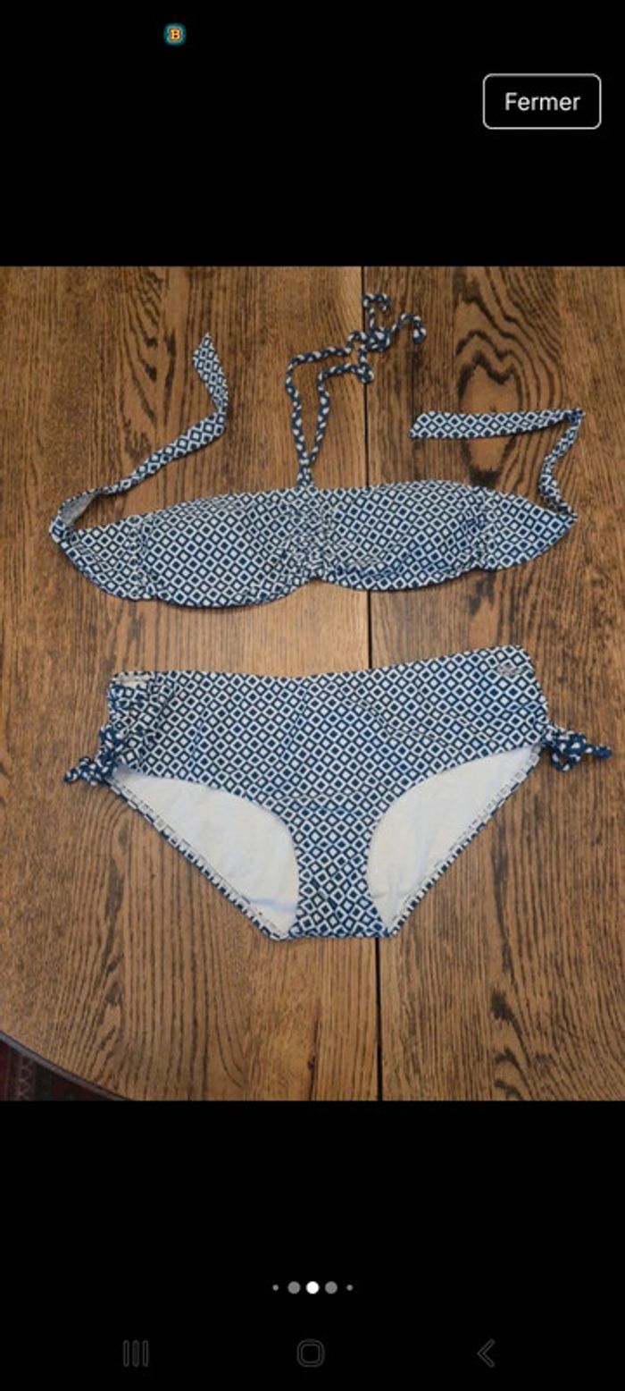 Bikini Shiwi Bleu/Blanc eu 40 fr 38/40 bonnet A/B - photo numéro 10