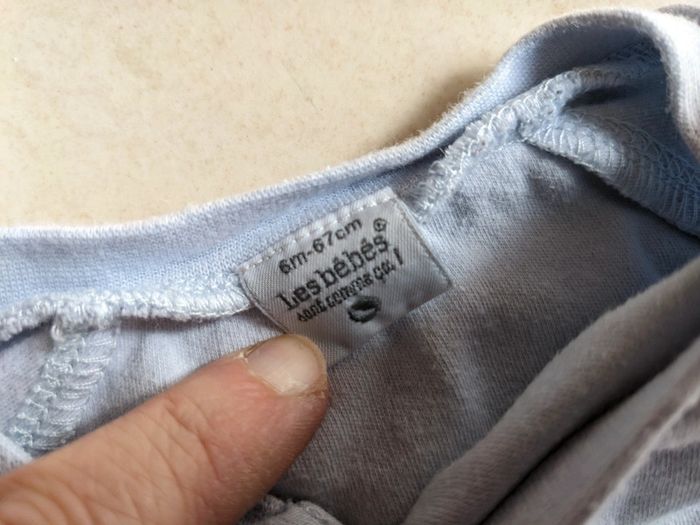 Haut manches longues garçon 6 mois - photo numéro 3