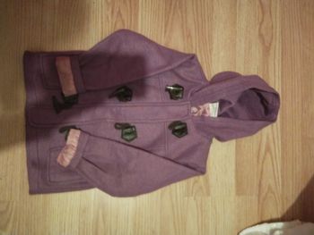 Manteau violet 4 ans
