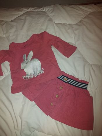 Ensemble fille 12 mois