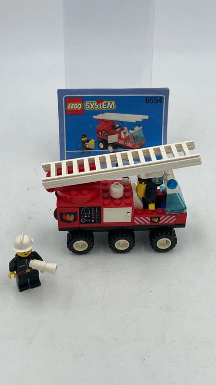 Camion de pompier Lego System vintage N•6554 - photo numéro 4