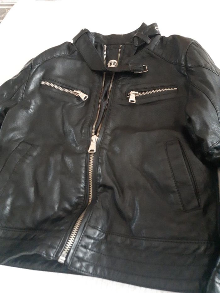 Blouson simili cuir kid star - photo numéro 2