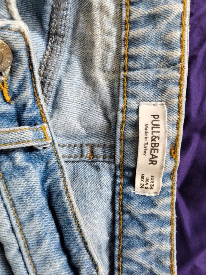 Jean taille haute Pull and Bear taille EUR34 taille fr 36 - photo numéro 5