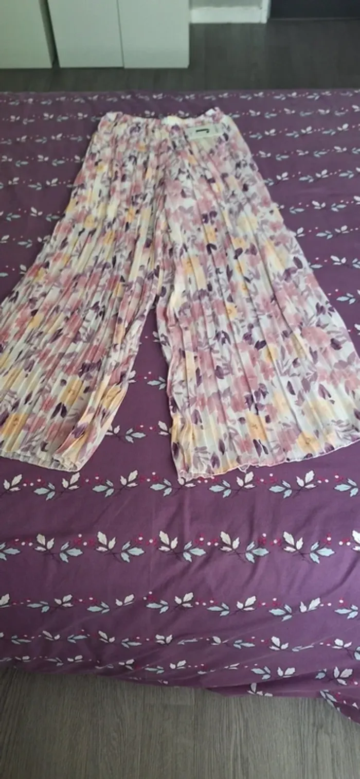 Pantalon fluide plisse - photo numéro 2