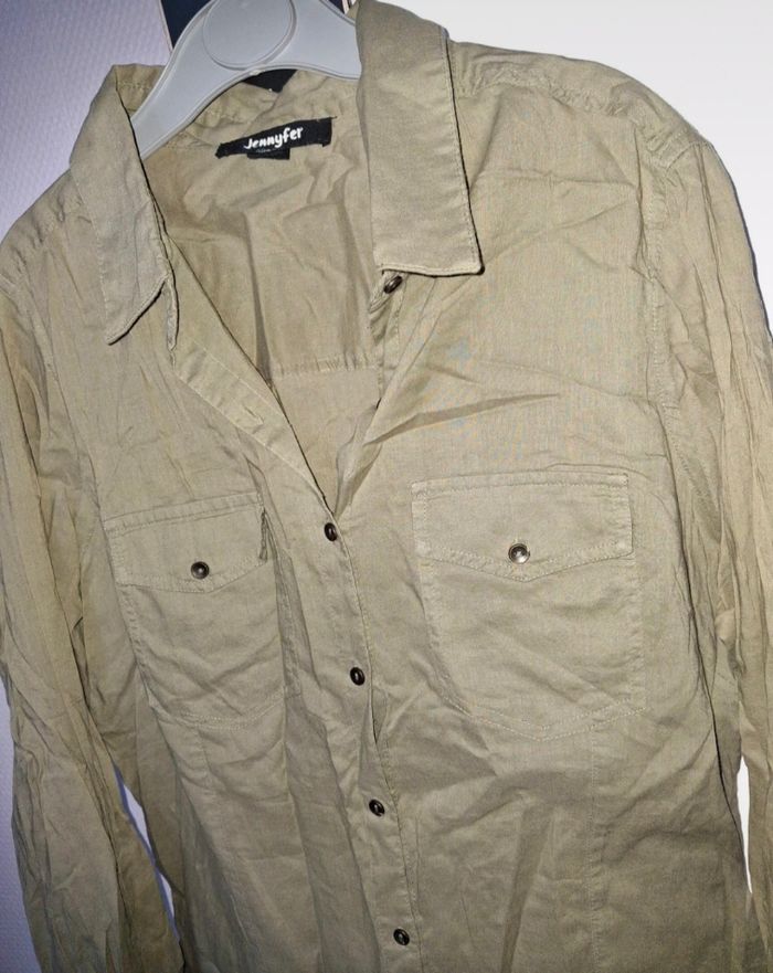 Chemise kaki Jennyfer - photo numéro 2