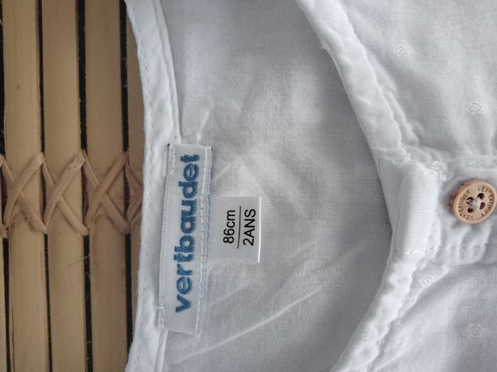 Chemise blanche 2 ans - photo numéro 2