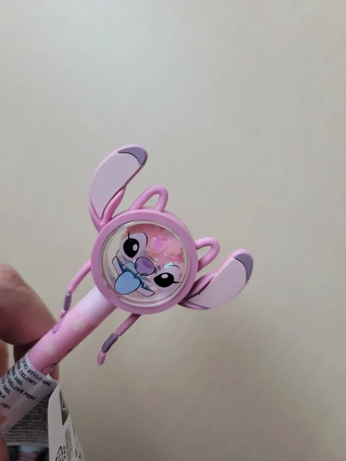 Stylo à paillettes à secouer Stitch angel - photo numéro 6