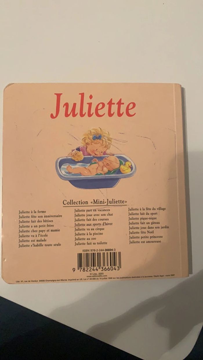 Livre Juliette - photo numéro 2