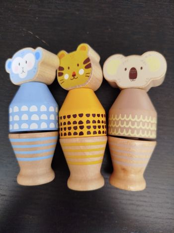3 animaux à visser