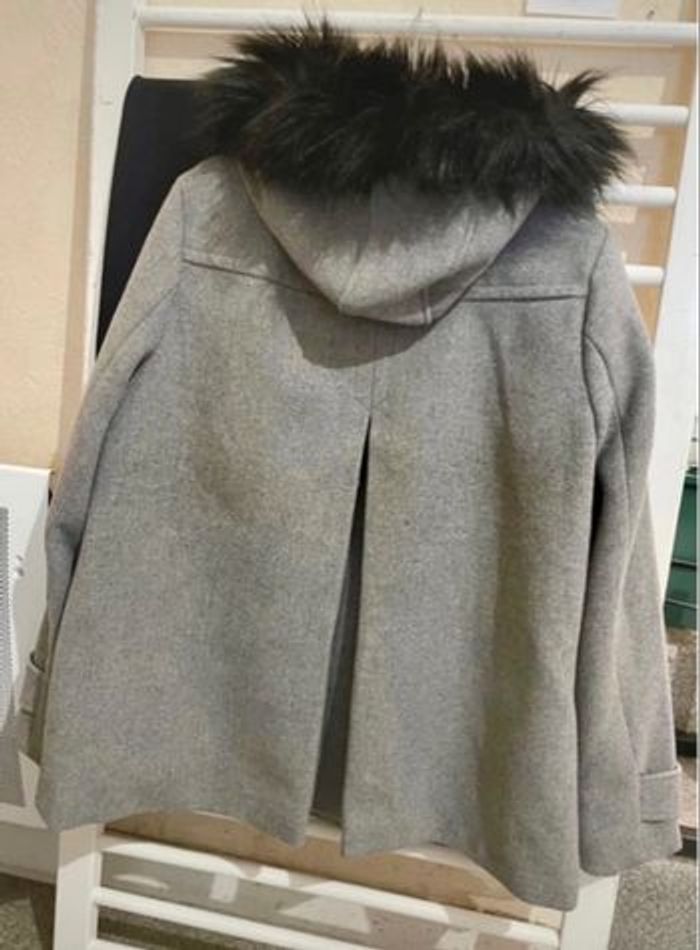 Manteau gris chic & chaud - photo numéro 2