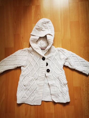 Gilet long bébé fille