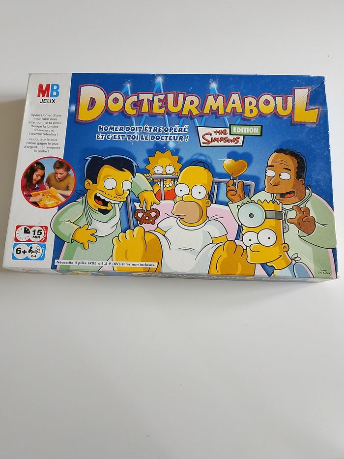 Docteur maboul the simpsons édition mb jeux complet et fonctionne