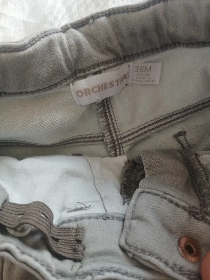 Lot de 2 jeans souple 36 mois - photo numéro 8