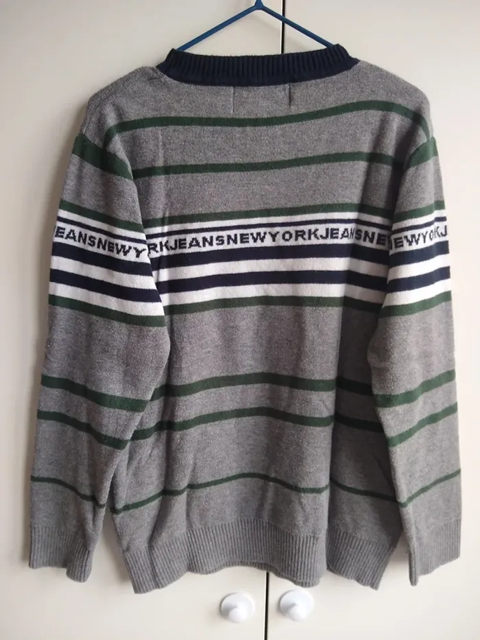 Pull garçon en coton et laine - photo numéro 4
