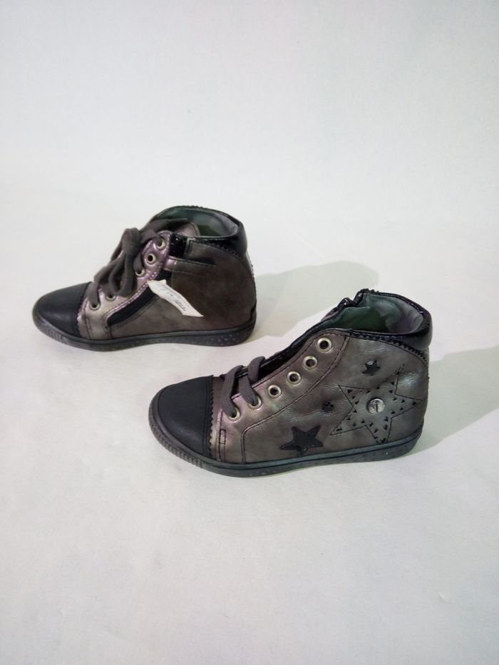 Chaussures babybotte killy noir+gris