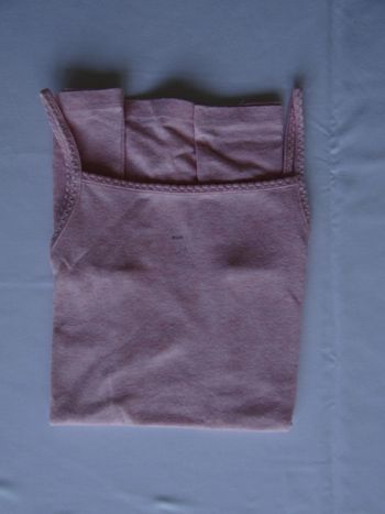 maillot de corps rose 12 ans