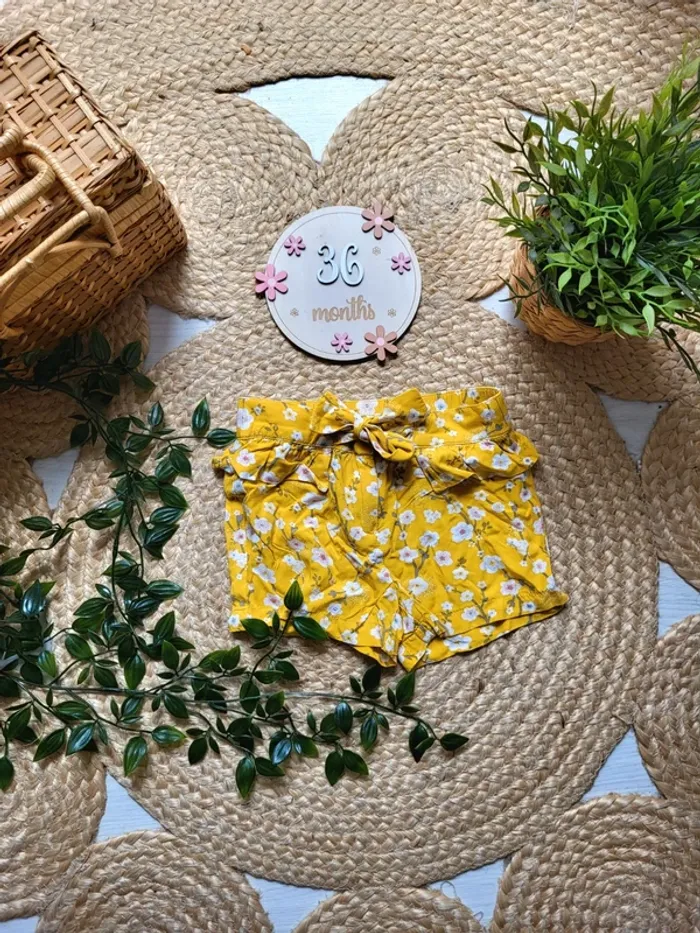 🌼 Short fleuries 3ans fille, Kiabi 🌼