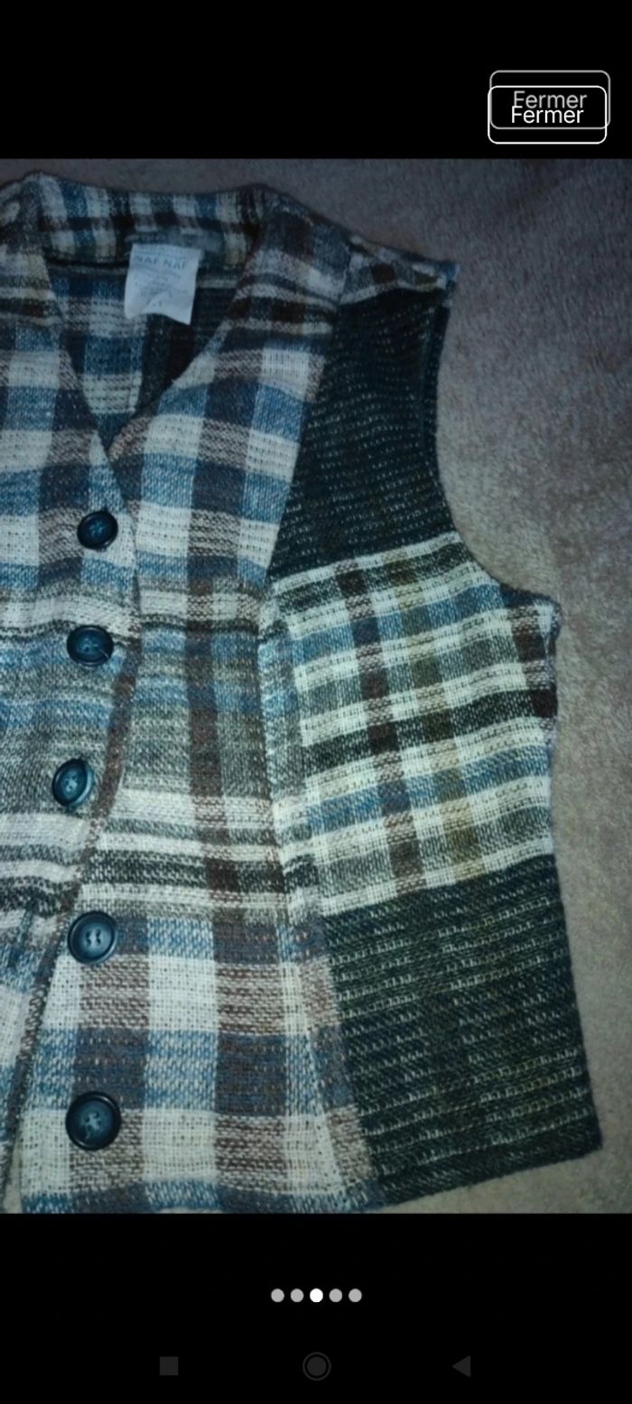 Très beau gilet Naf Naf f46 - photo numéro 4