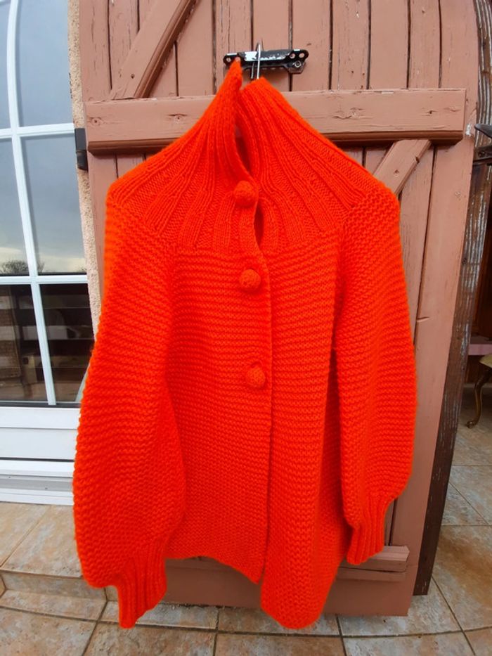 Gilet poncho mandarine L/XL