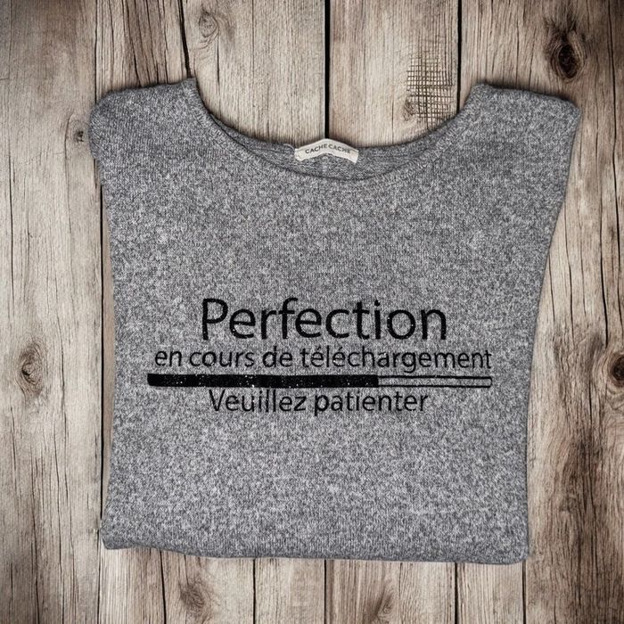 🌸 Pull gris et noir cache cache - Taille 38 🌸