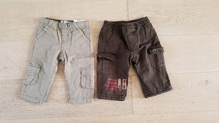 Pantalons épais garçon en 6 mois