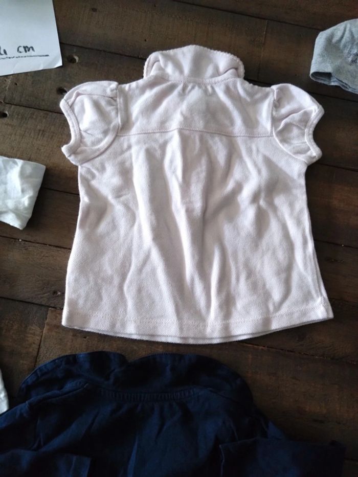 Lot de 3 polos bébé fille de 9 mois 74 cm - photo numéro 7