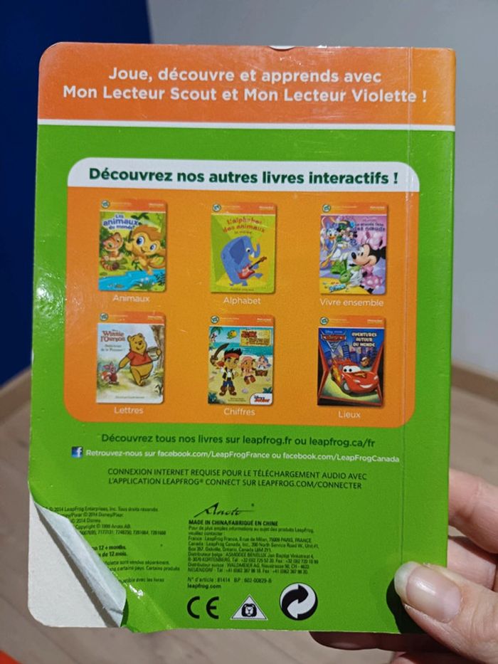 Livre leap frog  scout & violette - photo numéro 2