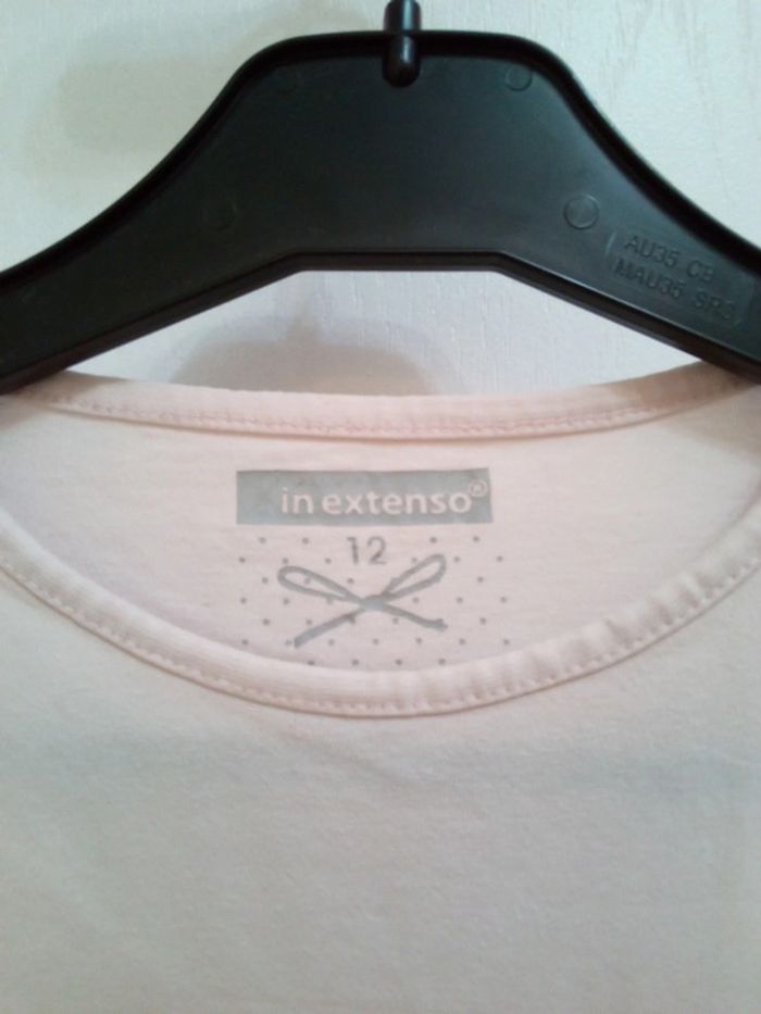 Tee-shirt manche longue T.12 ans - In Extenso - photo numéro 3