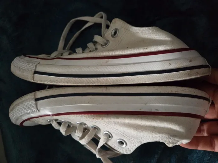 Converse basse taille 37.5 blanche - photo numéro 12