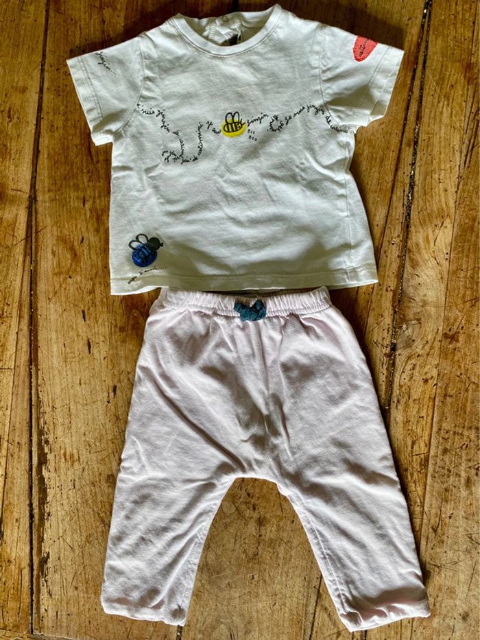 Ensemble pantalon t-shirt 9 mois