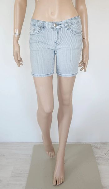 Short en jeans rayé Cache-Cache T.36