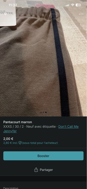 Pantacourt  à élastique 