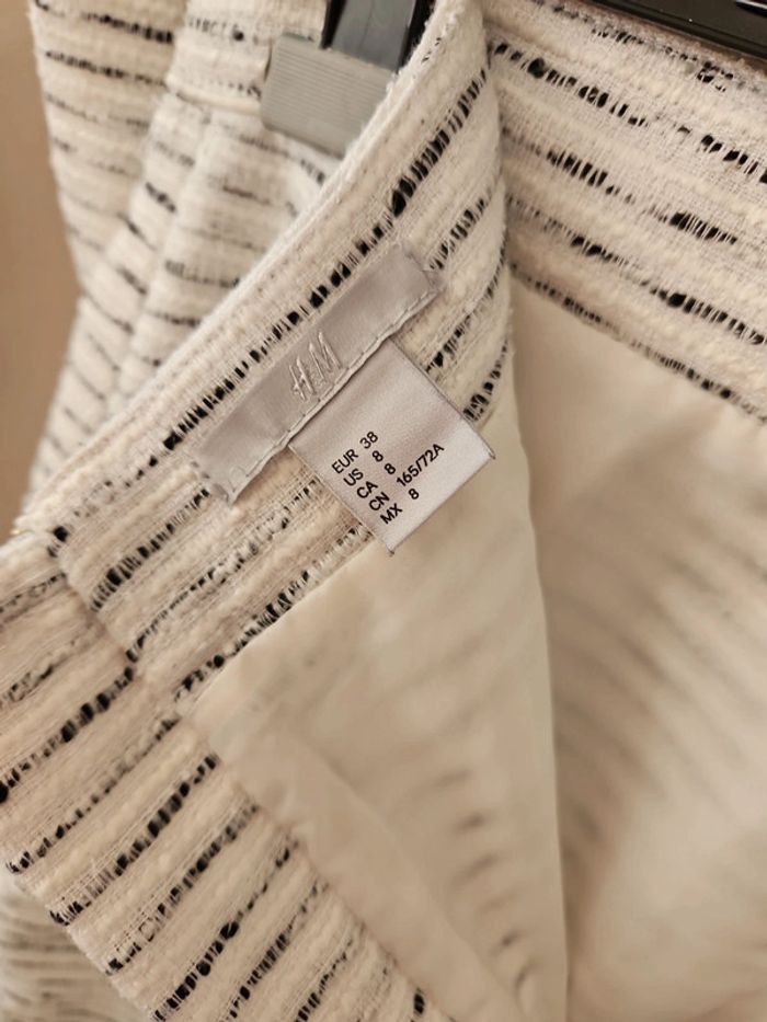 Tailleur jupe 38 veste 36 H&M - photo numéro 5