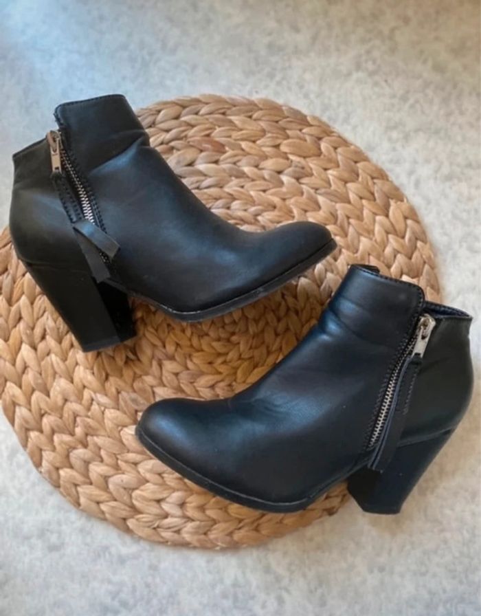 Boots noir Pimkie 37